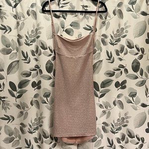 Sparkly Dress with Back Cutout